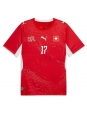 Moške Nogometnih dresov Švica Ruben Vargas #17 Domači SP 2026 Kratki rokavi Moške Nogometnih dresov Švica Ruben Vargas #17 Domači SP 2026 Kratki rokavi